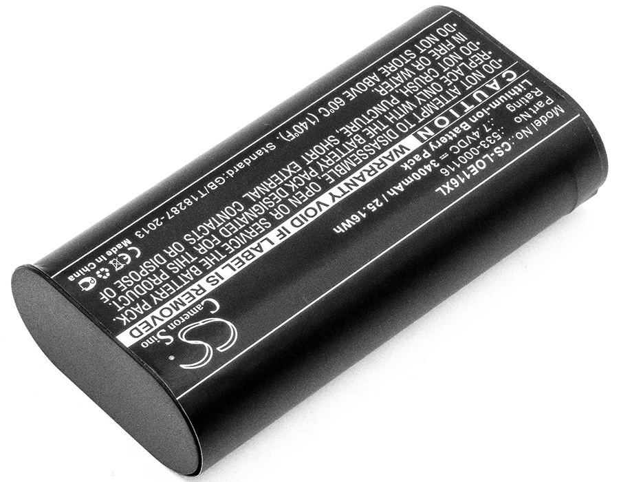 Cameron sino 3400 мА/ч, Батарея 533-000116 для logitech S-00147, UE megaboom
