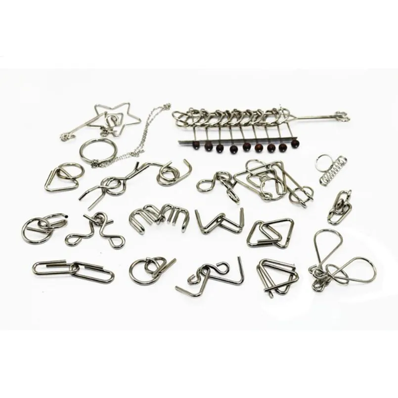 Головоломка с металлической проволокой головоломка IQ Mind головоломки игра для