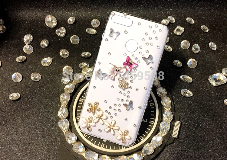 Для samsung Galaxy S3 S4 S5 S6 S7 край S8 S9 S10E S10 Plus Note 2 3 4 5 8 9 G530 Стразы чехол бабочка с