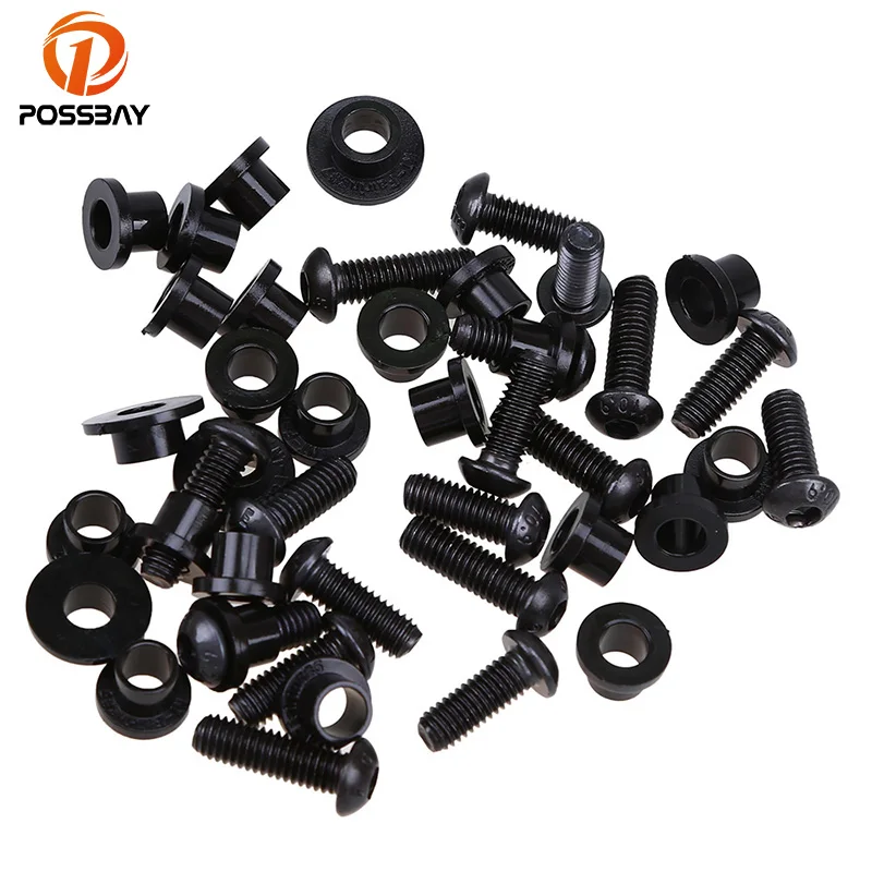 1 комплект болтов POSSBAY для лобового стекла мотоцикла винты обтекателя подходят