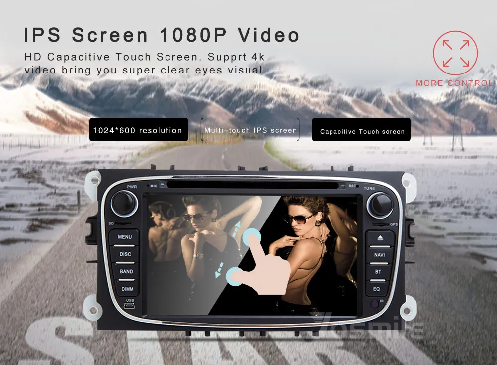 Android 8,1 2 din Авторадио автомобильный dvd-плеер для Ford Focus 2 Ford Mondeo 4 FordC-Max S-Max Kuga Galaxy Transit подключения навигации
