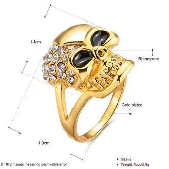 2019 новый летний преувеличенный Белое Золото Эмаль кольцо инкрустированное