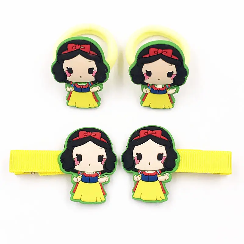 4 шт Принцесса Эльза Мультфильм Русалочка Анна Белоснежка Девушки аксессуары для