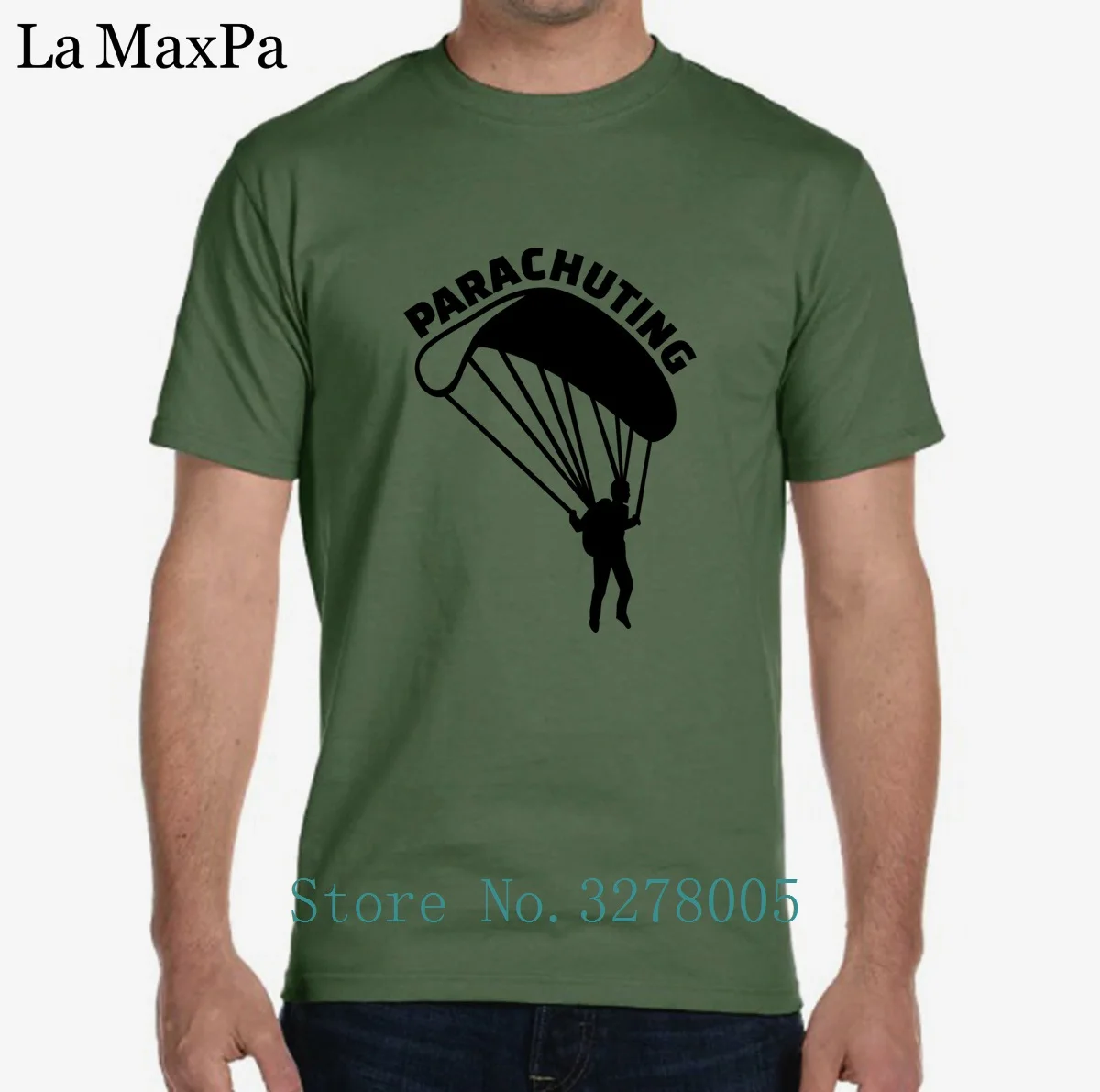 Футболка на заказ милая модная футболка с парашютом для мужчин трендовая