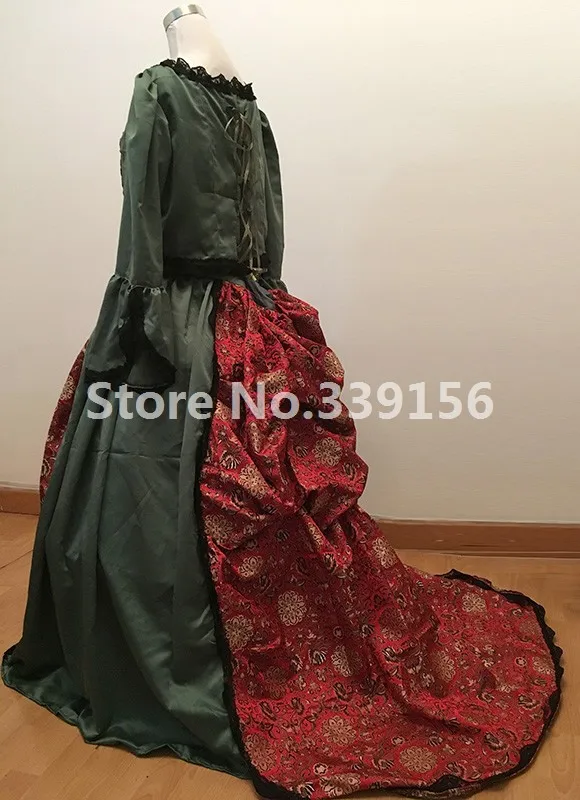 18th Rococo и средневековое платья роялти Queen платье Элизабет костюмы Ренессанс