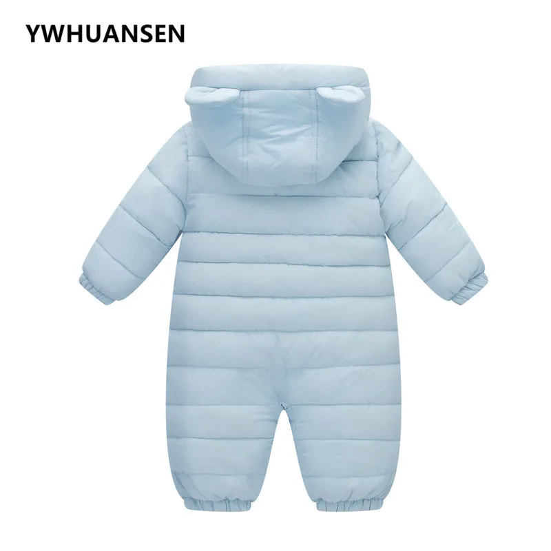 YWHUANSEN/хлопковая зимняя одежда для новорожденных мальчиков и девочек теплая