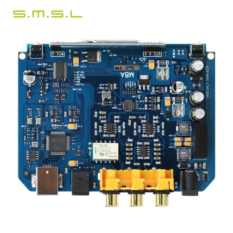 SMSL M8A ES9038Q2M DSD512 ЦАП USB Оптический/коаксиальный/XMOS USB декодер