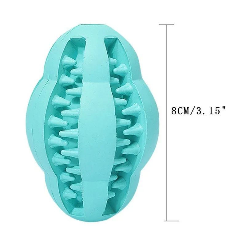 Pet Sof Pet игрушки для собак игрушка забавный интерактивный эластичный шарик жевательная игрушка для собаки зуб чистый шар еды Экстра-жесткий резиновый мяч