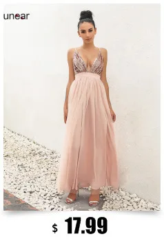 Joyfunear Elegant sequin tassel maxi mermaid dress Women evening party summer dress sexy backless mesh long dress vestidos
