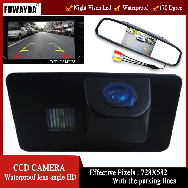 Автомобильная камера заднего вида FUWAYDA CCD для BMW E81 E87 E90 E91 E92 E60 E61 E62 E63 E64 X5 X6 с
