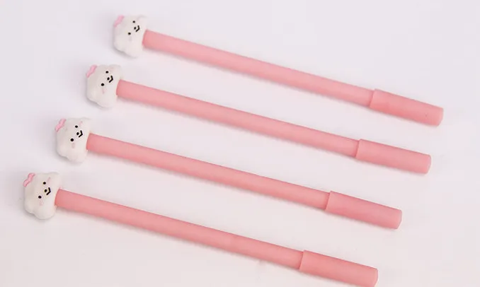 20 шт./партия Kawaii 0.5 мм гелевая ручка облака стильная футболка с изображением