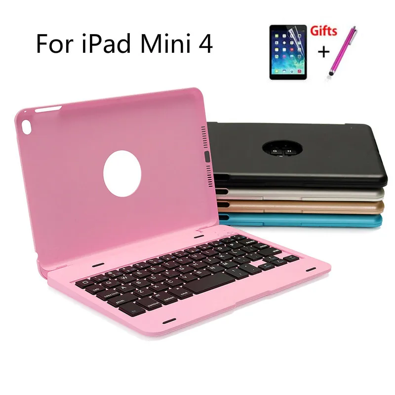 Чехол для IPad Mini4 Mini 4 A1538 A1550 чехлы планшета с беспроводной Bluetooth клавиатурой