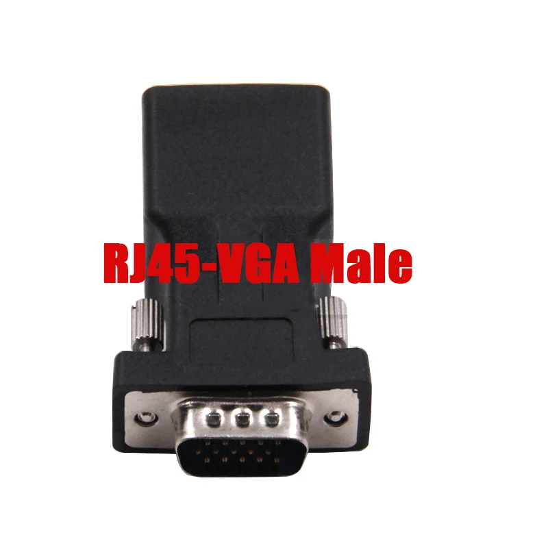 Высококачественный RJ45 VGA мужской удлинитель для LAN CAT5 CAT6 20 м новейший кабель