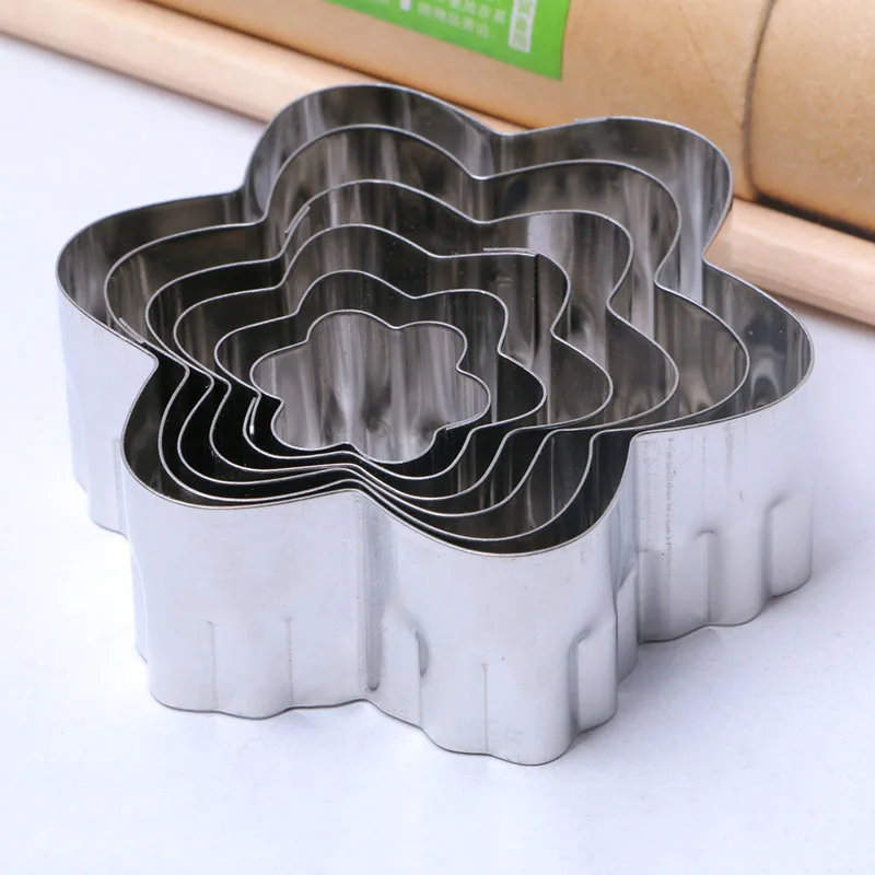 

Цветочная форма из нержавеющей стали Wintersweet, металлический набор для выпечки тортов, кондитерские инструменты для выпечки, украшение для то...