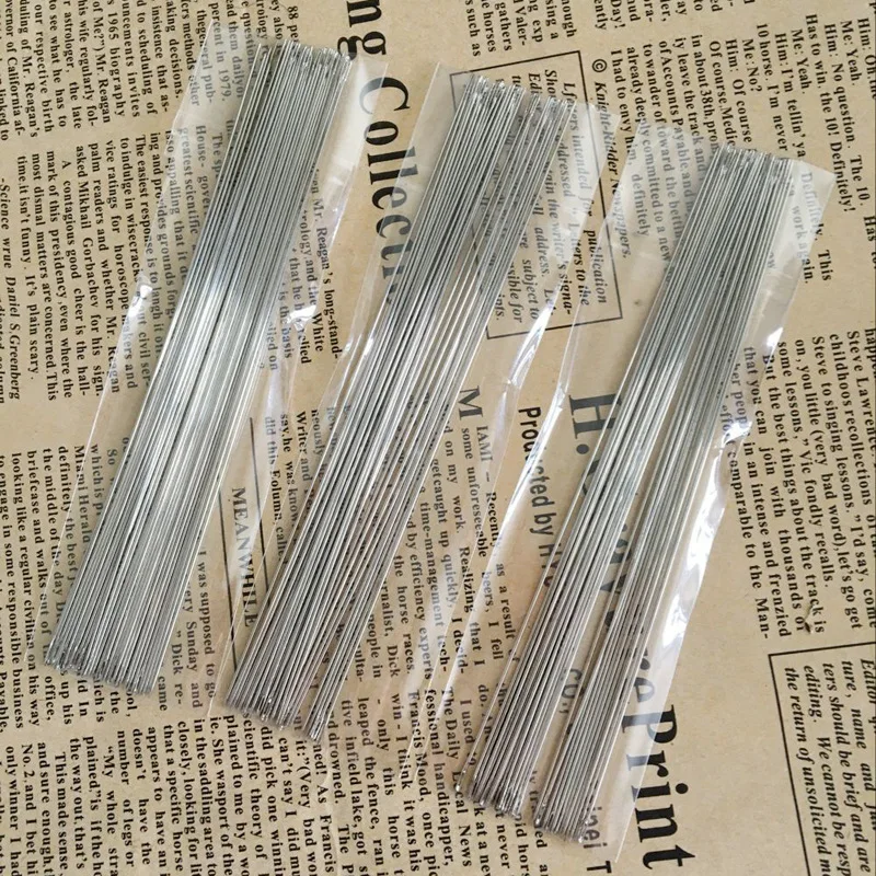 28 Unids/set Acc Needles Threaded Cord / Cable Silver Tone Jewelery Tool 12cm DIY jewelry accessories wholesale beaded tools | Дом и сад