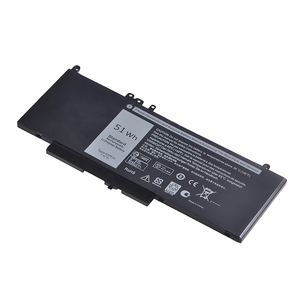 Ноутбук Батарея 7 4 V 51WH клетки G5M10 для DELL Latitude E5450 E5470 E5550 E5570 Тетрадь 15 6 &quotG5M10 8V5GX R9XM9
