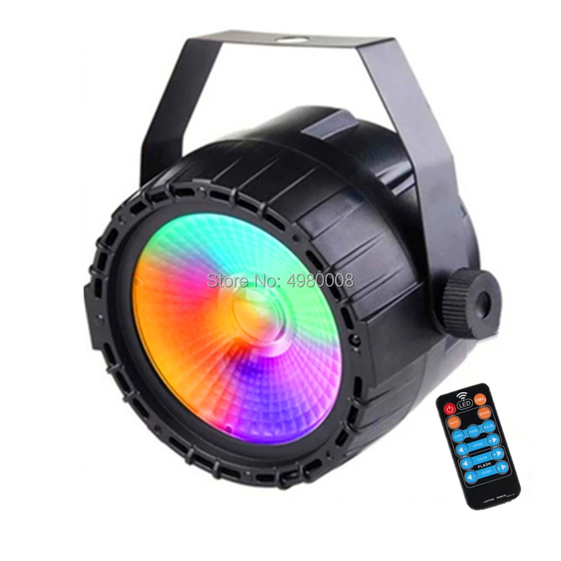 RGB+ УФ светодиодный светильник сценического освещения с пультом 30 Вт светодиодный COB светильник Светодиодный настенный Омыватель эффект DMX512 мультирежимный контроль для DJ Бар домашние вечерние шоу