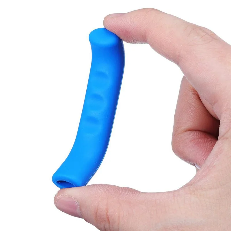 Синий Silica Brake Handle Cover Protector Electric Scooter Antiskid Accessories Bike Bicycle Cycling Universal Cover for Xiaomi M365 - Цвет: Синий