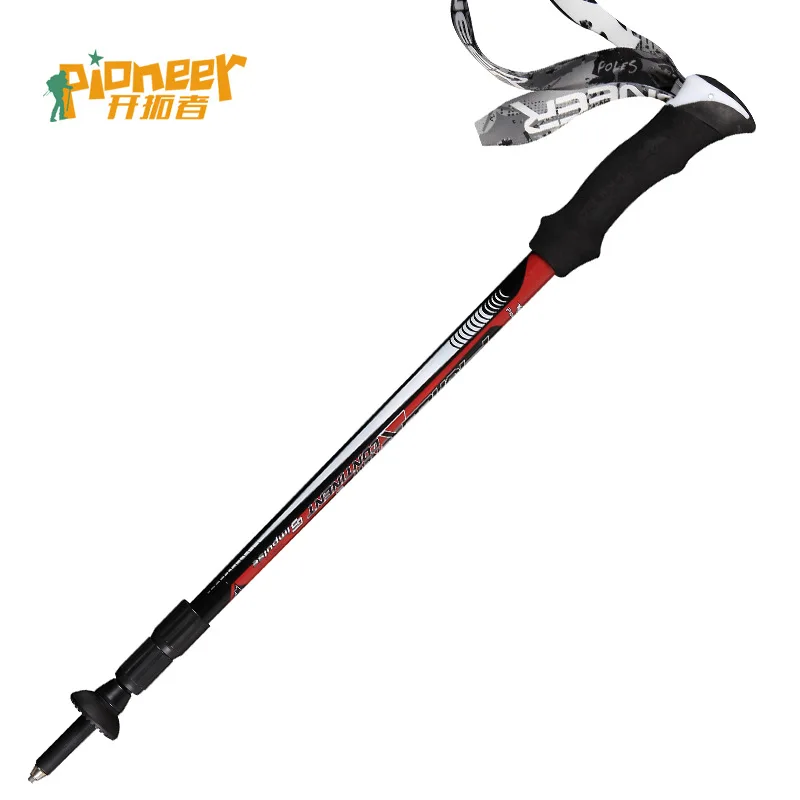 1 walk stic price Pioneer походная трость ультра-светильник из углеродного волокна для пешего туризма альпеншток для альпинизма кемпинга треккинга matraque телескопические трекинговые палки - Цвет: 1 walk stic price