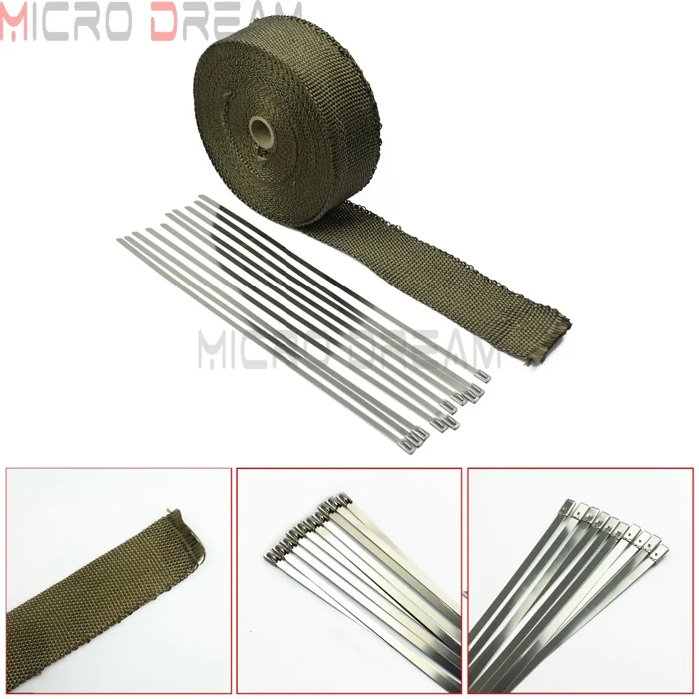 Глушитель выхлопной трубы 50 футов 2 дюйма терморулон оболочка для глушителя