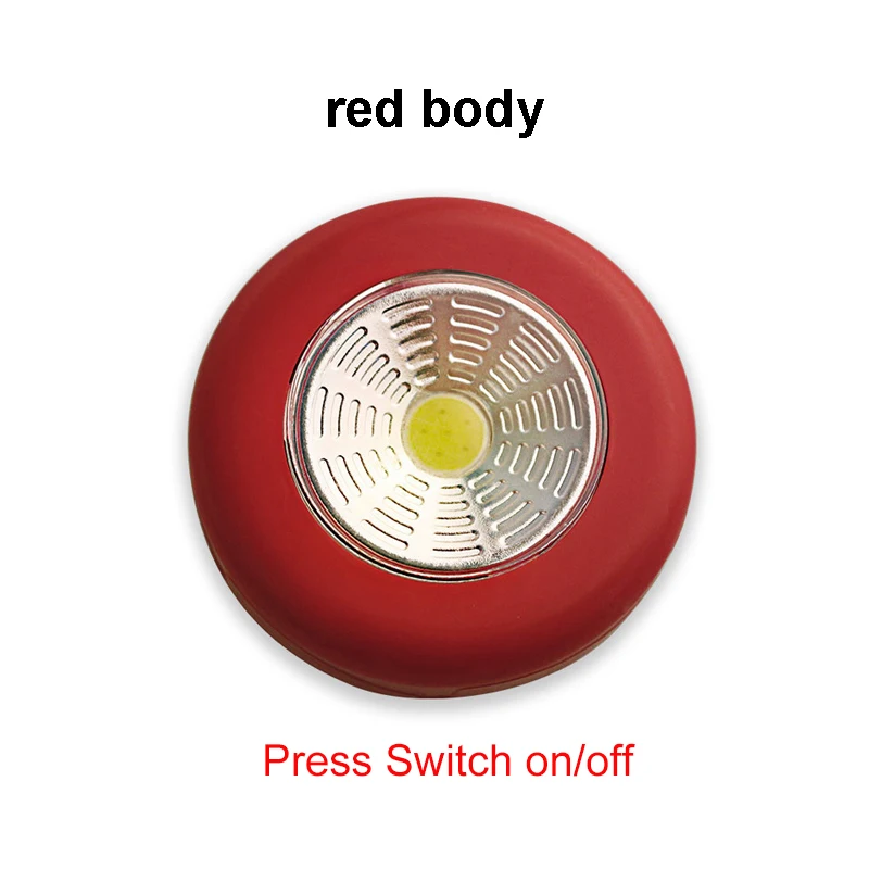 Red No Sensor Ночной светильник с датчиком движения PIR инфракрасный светодиодный ночник с питанием от батареи для прихожей настенный светильник для лестницы Светильник для шкафа детский сенсорный светильник s - Испускаемый цвет: Red No Sensor