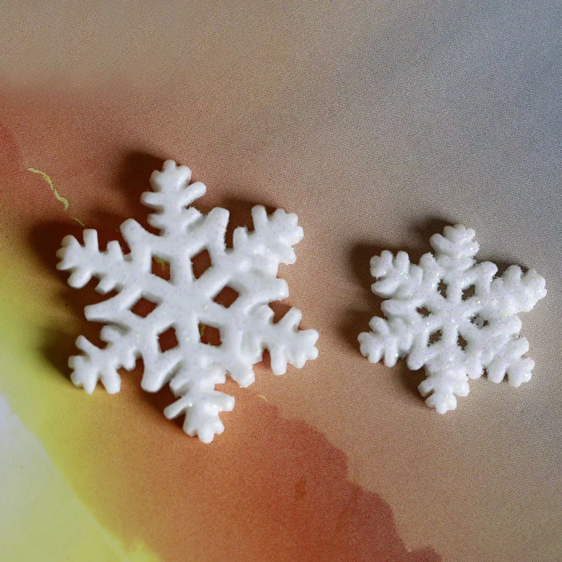 Новый 1 шт. Рождественская Снежинка DIY Смола Фея Сад ремесло украшение