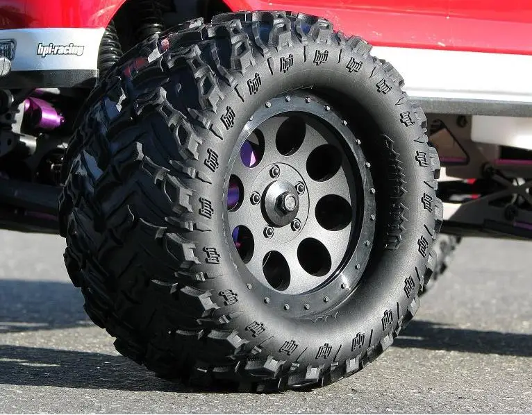 2pcs гонки по оси Monster Truck колеса/обода и шины 1/8 весы для ThunderTiger ARRMA Outcast MT E PLUS hobao HPI