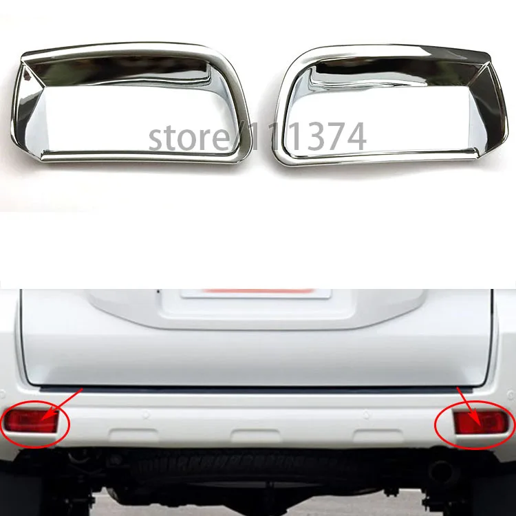 

Накладка для Toyota Land Cruiser, Prado, FJ150, FJ лампа заднего противотуманного фонаря, 150, 2010-2011, хромированная, NULLA 2016