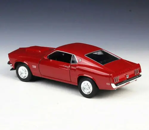 Welly 1:24 1969 Ford Mustang Boss 429 литые модели спортивные фотообои новинка в коробке|Наземный