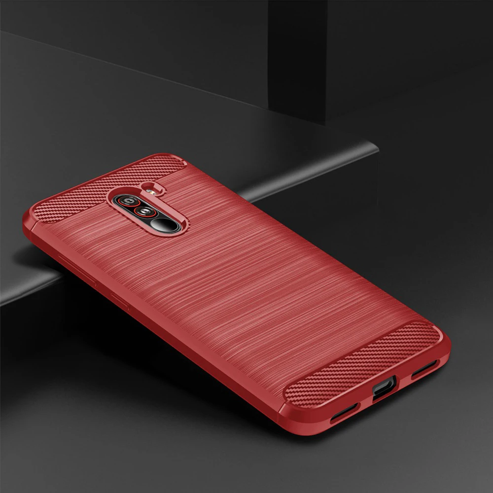 Чехол Pocophone F1 для Redmi Note 7 6 Pro роскошный чехол из углеродного волокна Xiaomi Mi 9 A2 Lite 6X 5