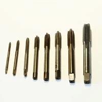 free shipping 7pcsset of hss co5 m35 made spiralstraight flute machine taps screw taps m3 m4 m5 m6 m8 m10 m12 for ss work