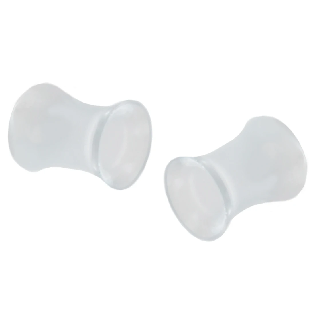 1 pair personality Hollow Acrylic puncture Earrings 2gauge(6mm) Clear | Электроника