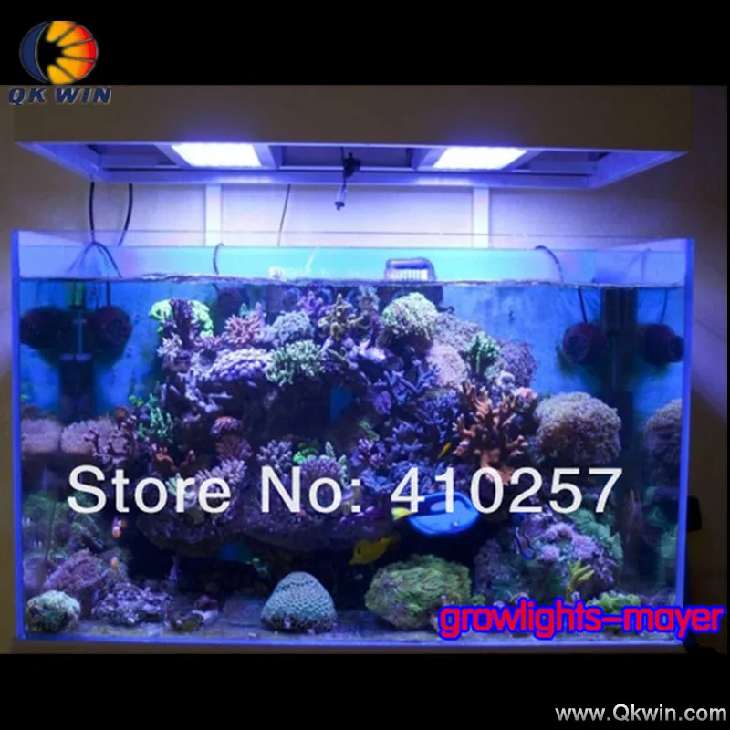 Qkwin с регулируемой яркостью 165 Вт Светодиодная лампа для аквариума 55x3 Коралловая