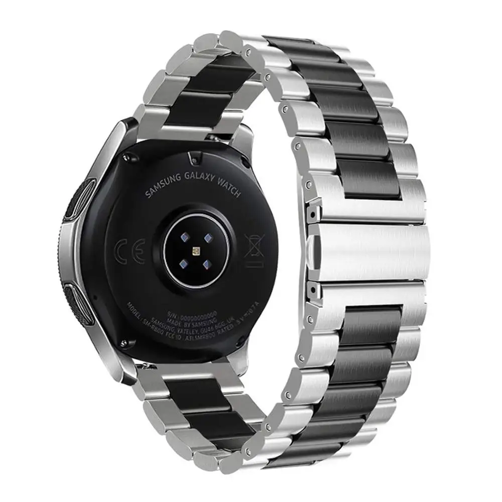 50 шт. 20 мм 22 мм ширина нержавеющей стали ремешок для samsung Galaxy Watch 46 мм/gear S3 Classic/S3 часы пограничника ремешок металлический браслет