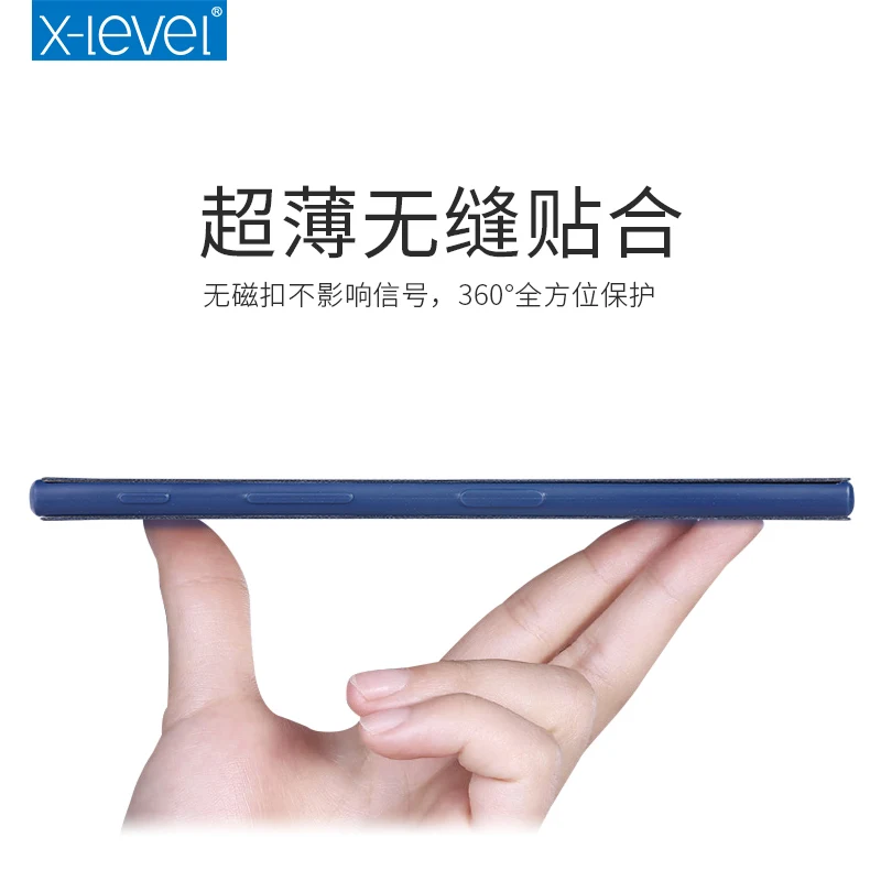 X Level FIB Роскошный чехол книжка из искусственной кожи для Nokia 7 8 деловой Чехол