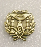 promotion price1pcs 1 brass masonic lodge lapel pin freemasonry gift