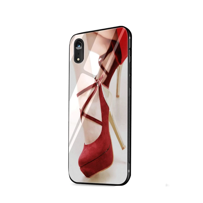 Туфли на высоком каблуке балетки из ТПУ чехол для iPhone 11 Pro XR X XS Max 5 5S 6 6s 7 8 Plus |