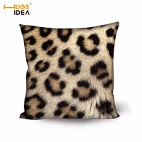 hugsidea stylish leopard zebra pattern cushion cover stripe print parlor sofa pillowcases bedding living room office pillow case