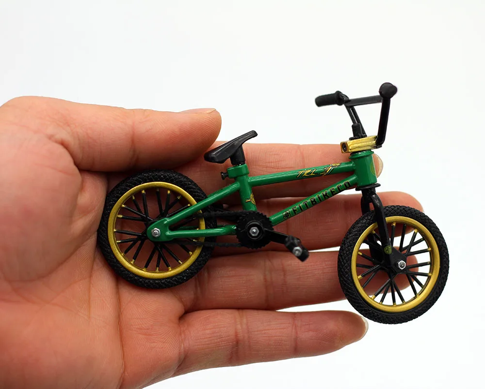 Палец игрушечные велосипеды Bmx велосипед с литья под давлением никелевого сплава