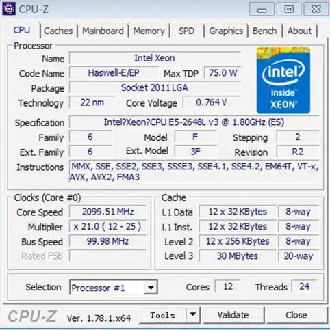 Оригинальный процессор Intel Xeon QS E5 2648LV3 1 8 ГГц|cpu processor|intel xeonxeon intel |
