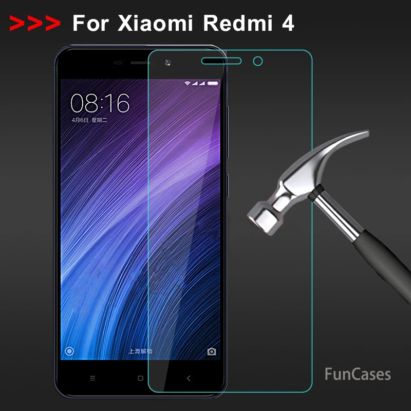 Закаленное стекло для Xiaomi Redmi 4 Pro Защитная пленка экрана 9H 2.5D телефона