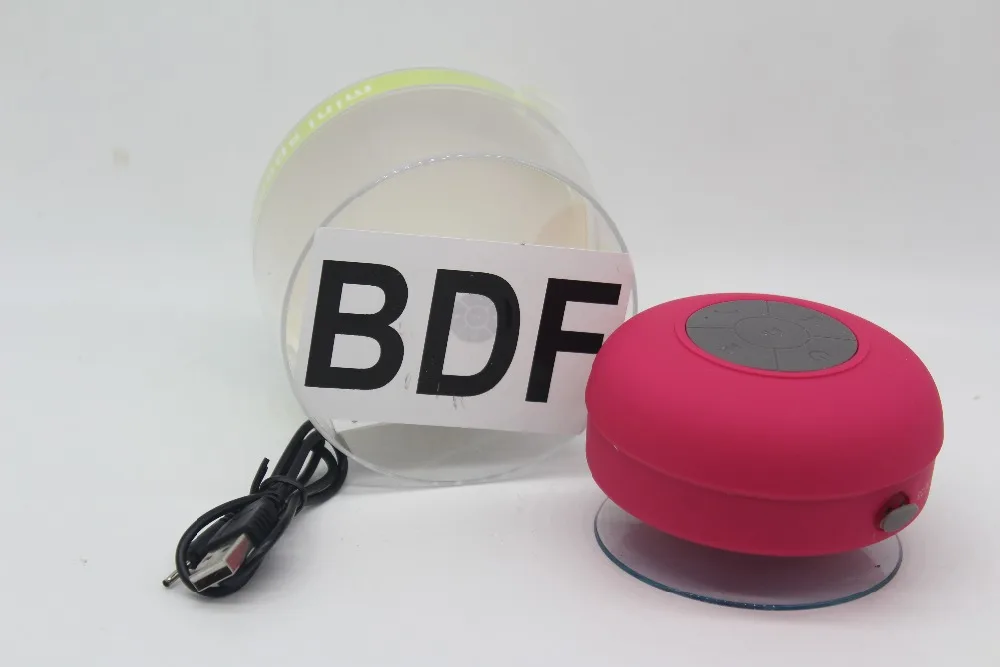 Bdf Mini Bluetooth Портативный Колонки сабвуфер душ Автомобильная Водонепроницаемый