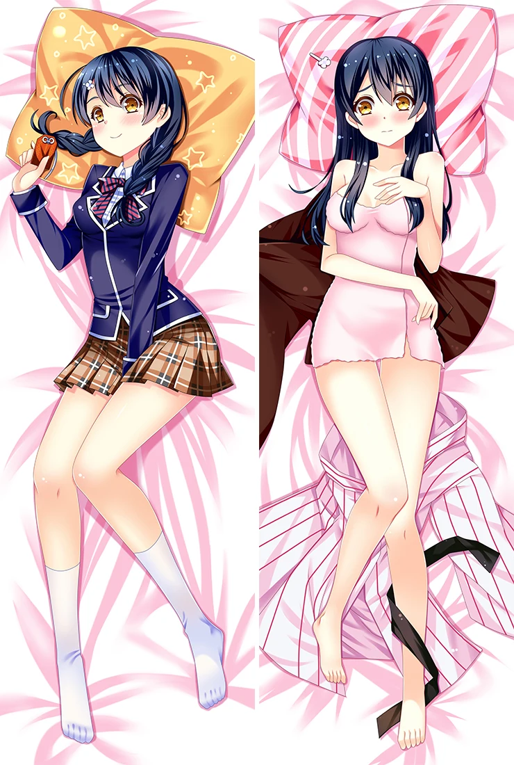 Японский аниме Shokugeki no Soma Nakiri erina Megumi Tadokoro Ikumi Mito обнимающая подушка для тела Чехол