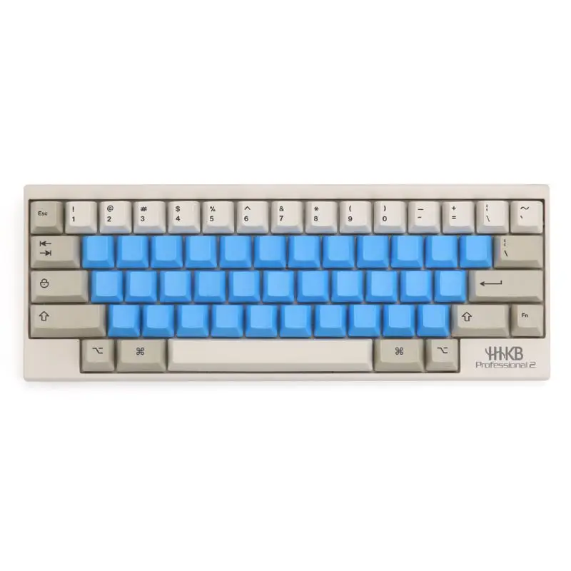 Blank Blue Пустые 33 клавиши PBT Материал Смешанные цвета колпачки для Topre Realforce HHKB емкостная клавиатура - Цвет: Blank Blue