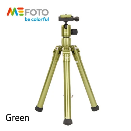 MeFoto MF05 штатив Reflexed монопод селфи палка мини портативный штатив для камеры с шаровой головкой 5 секций DHL - Цвет: Green