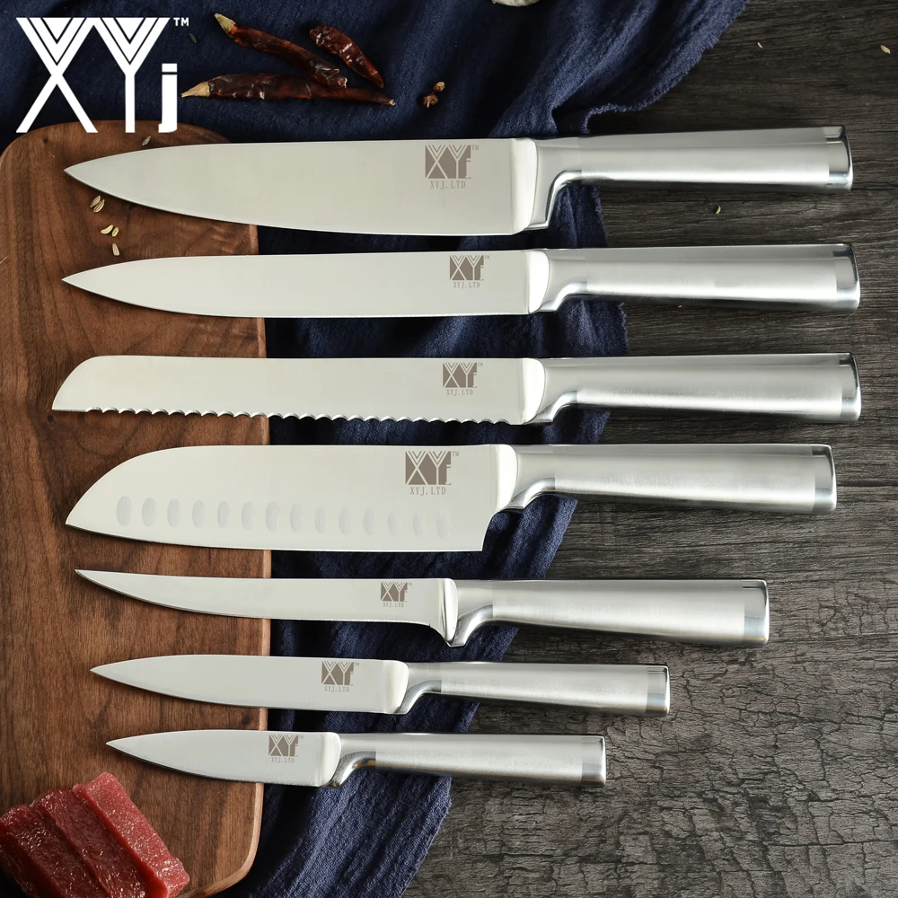 XYj 8 шт. Кухня комплект поварских ножей Магнитная подставка для нож обвалочный
