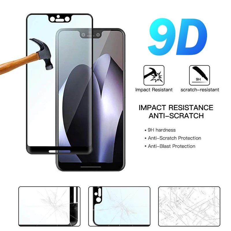 YISHANGOU 5D защитная пленка из закаленного стекла для Google Pixel 3 XL полное покрытие для Google Pixel 3 оболочка