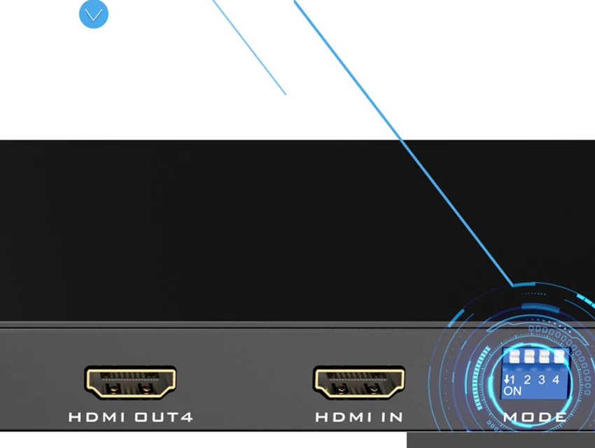 Led 2x2 контроллера видеостены 1 HDMI Вход 4 HDMI Выход 2X1/3X1 /4X1/1X2/1X3/1X4 ТВ процессор изображения шить