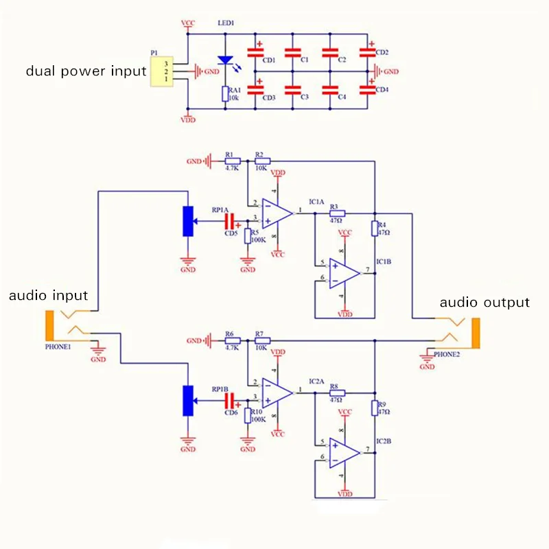 LEORY Advanced 47 PCB DIY комплекты усилителя для наушников аудио усилитель мощности плата модуль усилитель для наушников внешний член
