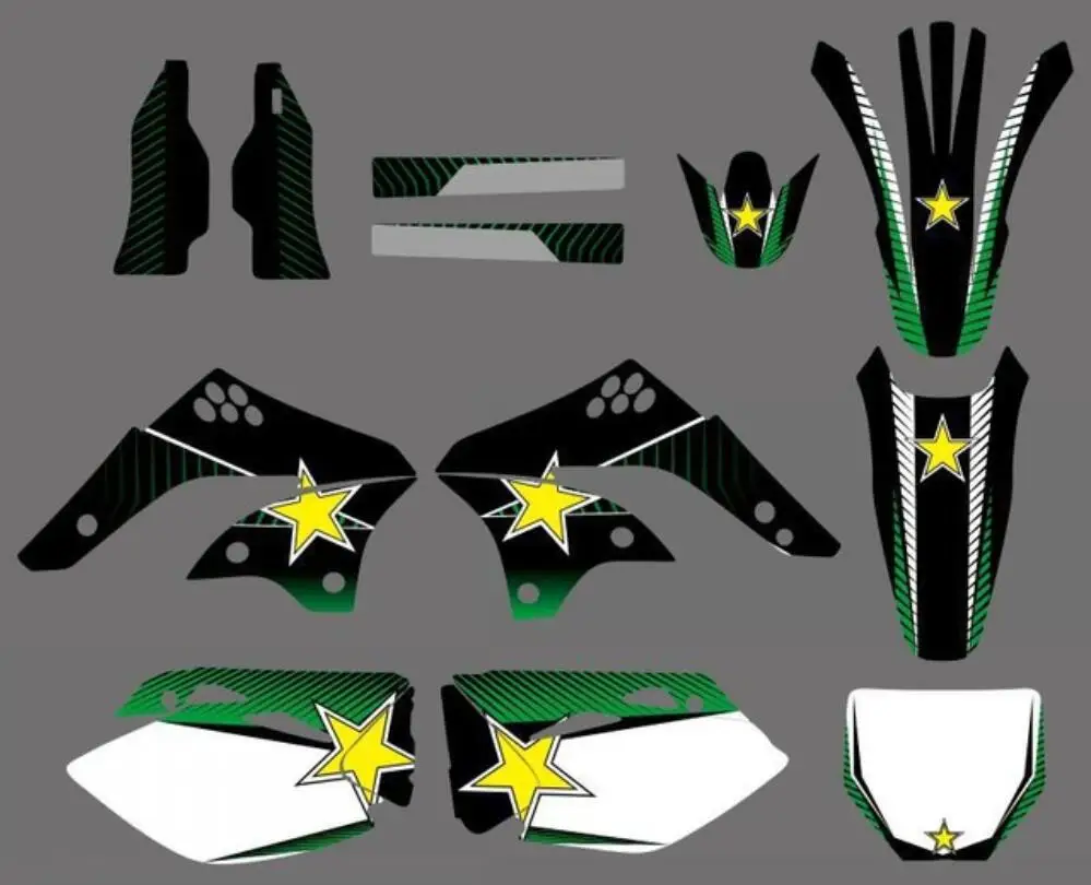 Графические Наклейки для мотоцикла и велосипеда наклейки KAWASAKI KXF450 2006 2007 2008| |